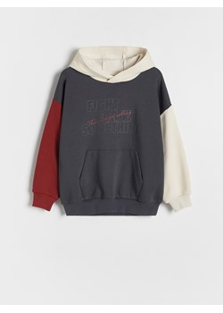 Reserved - Bluza oversize z kapturem - ciemnoszary ze sklepu Reserved w kategorii Bluzy chłopięce - zdjęcie 179226878