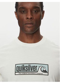 Quiksilver T-Shirt EQYZT08040 Biały Regular Fit ze sklepu MODIVO w kategorii T-shirty męskie - zdjęcie 179228657