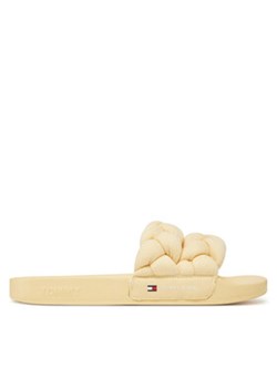 Tommy Jeans Klapki Tjw Braided Slide EN0EN02764 Żółty ze sklepu MODIVO w kategorii Klapki damskie - zdjęcie 179228658