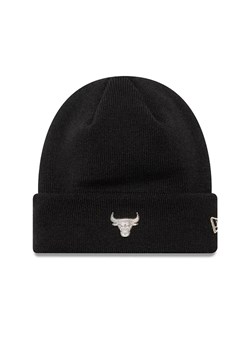 Czapka New Era Metallic Beanie Chicago Bulls 60565216 - czarna ze sklepu streetstyle24.pl w kategorii Czapki zimowe męskie - zdjęcie 179233445