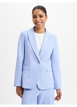 Weekend Max Mara Marynarka damska - Quito Kobiety Bawełna jasnoniebieski jednolity - id: 750980-0001-00360 - marki Max Mara - 179236755 Weekend Max Mara Marynarka damska - Quito Kobiety Bawełna jasnoniebieski jednolity ze sklepu vangraaf w kategorii Marynarki damskie - zdjęcie 179236755