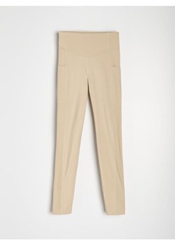 Sinsay - Legginsy Gym Hard - beżowy ze sklepu Sinsay w kategorii Spodnie damskie - zdjęcie 179240249