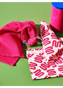 Sinsay - Ścierki kuchenne w wyrazistym kolorze 2 pack - różowy ze sklepu Sinsay w kategorii Ścierki kuchenne - zdjęcie 179240346