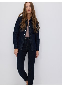 Reserved - Jeansy high waist - granatowy ze sklepu Reserved w kategorii Jeansy damskie - zdjęcie 179242726