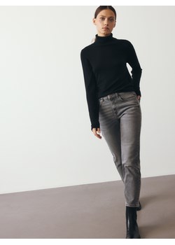 Reserved - Jeansy mom fit - szary ze sklepu Reserved w kategorii Jeansy damskie - zdjęcie 179245358