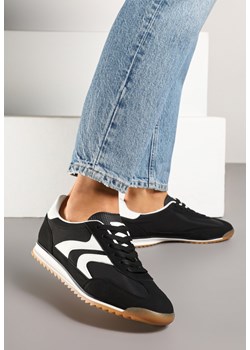 Czarne Sneakersy w Stylu Tenisówek Julirelle ze sklepu born2be.pl w kategorii Buty sportowe damskie - zdjęcie 179246377