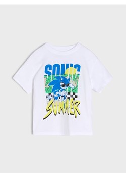 Sinsay - Koszulka Sonic the Hedgehog - biały ze sklepu Sinsay w kategorii T-shirty chłopięce - zdjęcie 179248435