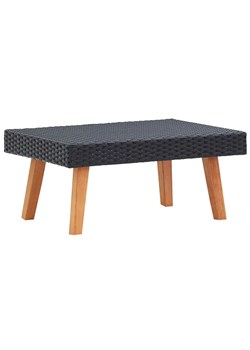 Minimalistyczny czarny stolik ogrodowy X3 Z3-T65 ze sklepu Edinos.pl w kategorii Paski męskie - zdjęcie 179249529