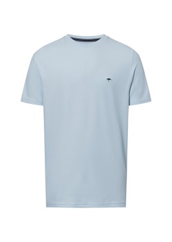 Fynch-Hatton Koszulka męska Mężczyźni Bawełna jasnoniebieski jednolity ze sklepu vangraaf w kategorii T-shirty męskie - zdjęcie 179249816