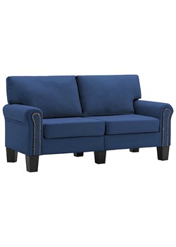 Luksusowa dwuosobowa sofa niebieska - Dionas 2X ze sklepu Edinos.pl w kategorii Sofy i kanapy - zdjęcie 179251849