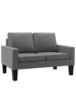 Szara dwuosobowa sofa do salonu - Revex 2X ze sklepu Edinos.pl w kategorii Sofy i kanapy - zdjęcie 179252216