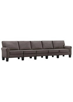 5-osobowa sofa dekoracyjna taupe - Dionas 5X ze sklepu Edinos.pl w kategorii Sofy i kanapy - zdjęcie 179253358