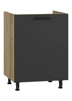 Szafka pod zlewozmywak antracyt + dąb craft - Vokres 10X ze sklepu Edinos.pl w kategorii Meble kuchenne - zdjęcie 179254488