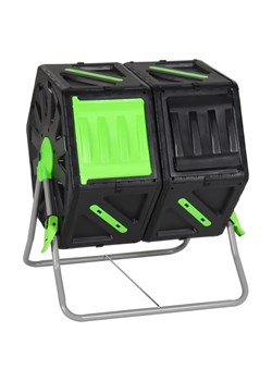 Nowoczesny obrotowy kompostownik do ogrodu 140L - Fiels 4X ze sklepu Edinos.pl w kategorii Ogród i taras - zdjęcie 179255227