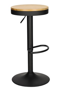 Czarny minimalistyczny hoker - Eroa 3X ze sklepu Edinos.pl w kategorii Hokery - zdjęcie 179255946