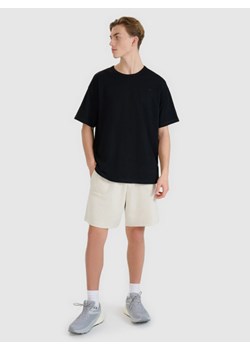 T-shirt oversize uniseks 4F 4FWSS25TTSHU1972 - czarny ze sklepu Sportstylestory.com w kategorii T-shirty męskie - zdjęcie 179257299