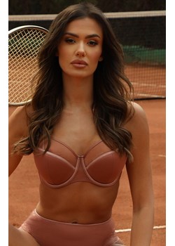 Biustonosz półusztywniany semi-soft ciemnoróżowy Sophie BC-676, Kolor ciemny różowy, Rozmiar 100D, Kinga ze sklepu Primodo w kategorii Biustonosze - zdjęcie 179258189