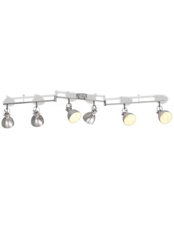 Loftowa szara lampa sufitowa łamana - EX37-Dipo ze sklepu Edinos.pl w kategorii Lampy sufitowe - zdjęcie 179258866