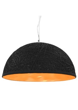 Czarno-złota lampa wisząca w stylu boho - EX110-Farren ze sklepu Edinos.pl w kategorii Lampy wiszące - zdjęcie 179259019