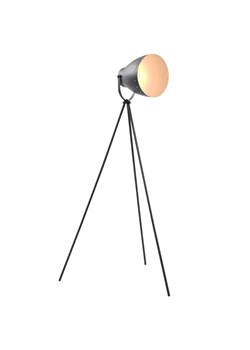 Czarna loftowa lampa trójnóg podłogowa z włącznikiem - EX109-Edson ze sklepu Edinos.pl w kategorii Lampy podłogowe - zdjęcie 179259096