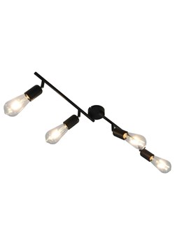 Czarna lampa sufitowa regulowana - EX222-Deviso ze sklepu Edinos.pl w kategorii Lampy sufitowe - zdjęcie 179259147