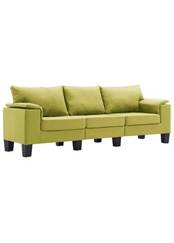 Trzyosobowa ekskluzywna zielona sofa - Ezof 3Q ze sklepu Edinos.pl w kategorii Sofy i kanapy - zdjęcie 179259306