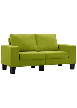 2-osobowa sofa zielona z podłokietnikami - Magnex 2Q ze sklepu Edinos.pl w kategorii Sofy i kanapy - zdjęcie 179259407
