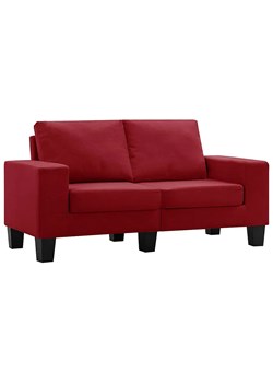 2-osobowa sofa z podłokietnikami, czerwone wino - Magnex 2Q ze sklepu Edinos.pl w kategorii Sofy i kanapy - zdjęcie 179259417