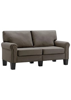 Luksusowa dwuosobowa sofa taupe - Dionas 2X ze sklepu Edinos.pl w kategorii Sofy i kanapy - zdjęcie 179259526