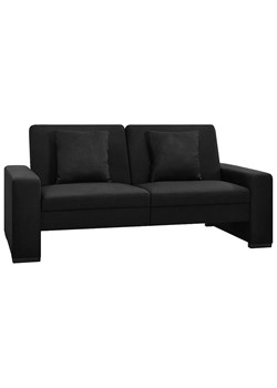 Luksusowa rozkładana czarna sofa - Mellia ze sklepu Edinos.pl w kategorii Sofy i kanapy - zdjęcie 179259708