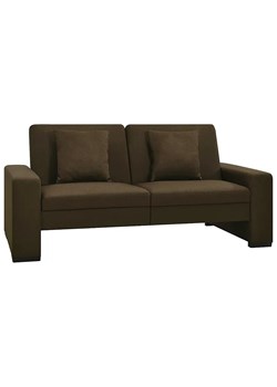 Luksusowa rozkładana brązowa sofa - Mellia ze sklepu Edinos.pl w kategorii Sofy i kanapy - zdjęcie 179259718