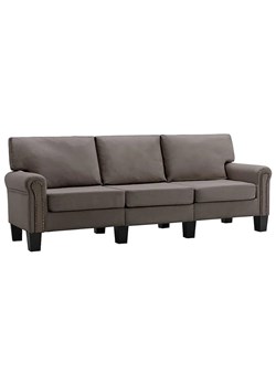 Trzyosobowa taupe sofa - Dionas 3X ze sklepu Edinos.pl w kategorii Sofy i kanapy - zdjęcie 179260148
