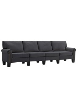 Czteroosobowa ciemnoszara sofa - Dionas 4X ze sklepu Edinos.pl w kategorii Sofy i kanapy - zdjęcie 179260158