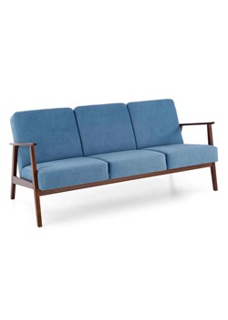 Niebieska trzyosobowa sofa w stylu vintage - Alexander 5X ze sklepu Edinos.pl w kategorii Sofy i kanapy - zdjęcie 179262107