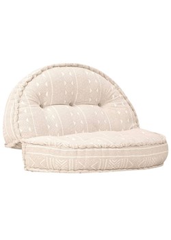 Materiałowa sofa Lekma - beżowa ze sklepu Edinos.pl w kategorii Sofy i kanapy - zdjęcie 179263795