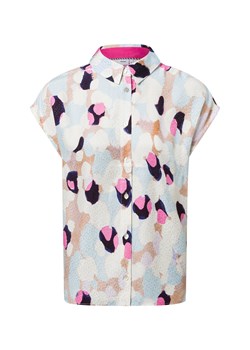 Nümph Bluzka damska z krótkim rękawem - Nugracie Kobiety wiskoza écru wzorzysty ze sklepu vangraaf w kategorii Bluzki damskie - zdjęcie 179267227