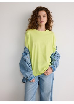 Reserved - T-shirt oversize - jasnozielony ze sklepu Reserved w kategorii Bluzki damskie - zdjęcie 179267865