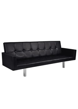 Rozkładana sofa Enya  - czarna ze sklepu Edinos.pl w kategorii Sofy i kanapy - zdjęcie 179278977