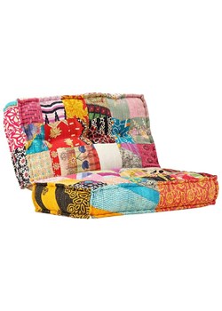 Kwadratowa piankowa sofa Talos - patchwork ze sklepu Edinos.pl w kategorii Sofy i kanapy - zdjęcie 179279587
