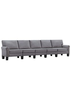 5-osobowa jasnoszara sofa dekoracyjna - Dionas 5X ze sklepu Edinos.pl w kategorii Sofy i kanapy - zdjęcie 179285059