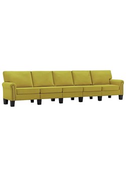 5-osobowa zielona sofa dekoracyjna - Dionas 5X ze sklepu Edinos.pl w kategorii Sofy i kanapy - zdjęcie 179285079