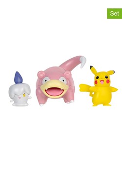 Pokémon Figurki (3 szt.) &quot;Pikachu, Litwick, Slowpoke&quot; do zabawy - 3+ ze sklepu Limango Polska w kategorii Zabawki - zdjęcie 179287016