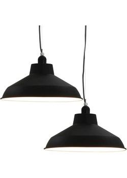 Czarna industrialna lampa wisząca 2 sztuki - EX155-Mafis ze sklepu Edinos.pl w kategorii Lampy wiszące - zdjęcie 179288819