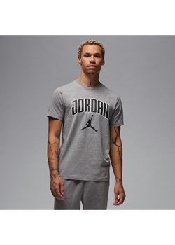 T-shirt męski Jordan - Szary ze sklepu Nike poland w kategorii T-shirty męskie - zdjęcie 179308226