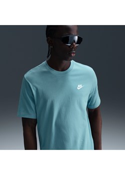 T-shirt męski Nike Sportswear Club - Niebieski ze sklepu Nike poland w kategorii T-shirty męskie - zdjęcie 179308259