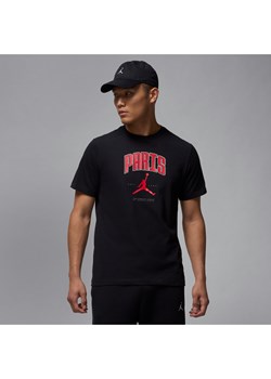 T-shirt męski Paryż Jordan - Czerń ze sklepu Nike poland w kategorii T-shirty męskie - zdjęcie 179308367