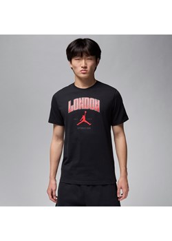 T-shirt męski London Jordan - Czerń ze sklepu Nike poland w kategorii T-shirty męskie - zdjęcie 179308456