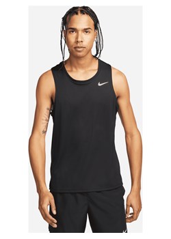 Męska koszulka bez rękawów do biegania Dri-FIT Nike Miler - Czerń ze sklepu Nike poland w kategorii T-shirty męskie - zdjęcie 179308616