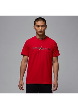 T-shirt męski Jordan Air - Czerwony ze sklepu Nike poland w kategorii T-shirty męskie - zdjęcie 179308635