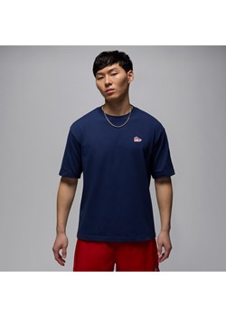 Męski T-shirt z naszywką Sneaker Jordan Brand - Niebieski ze sklepu Nike poland w kategorii T-shirty męskie - zdjęcie 179308676